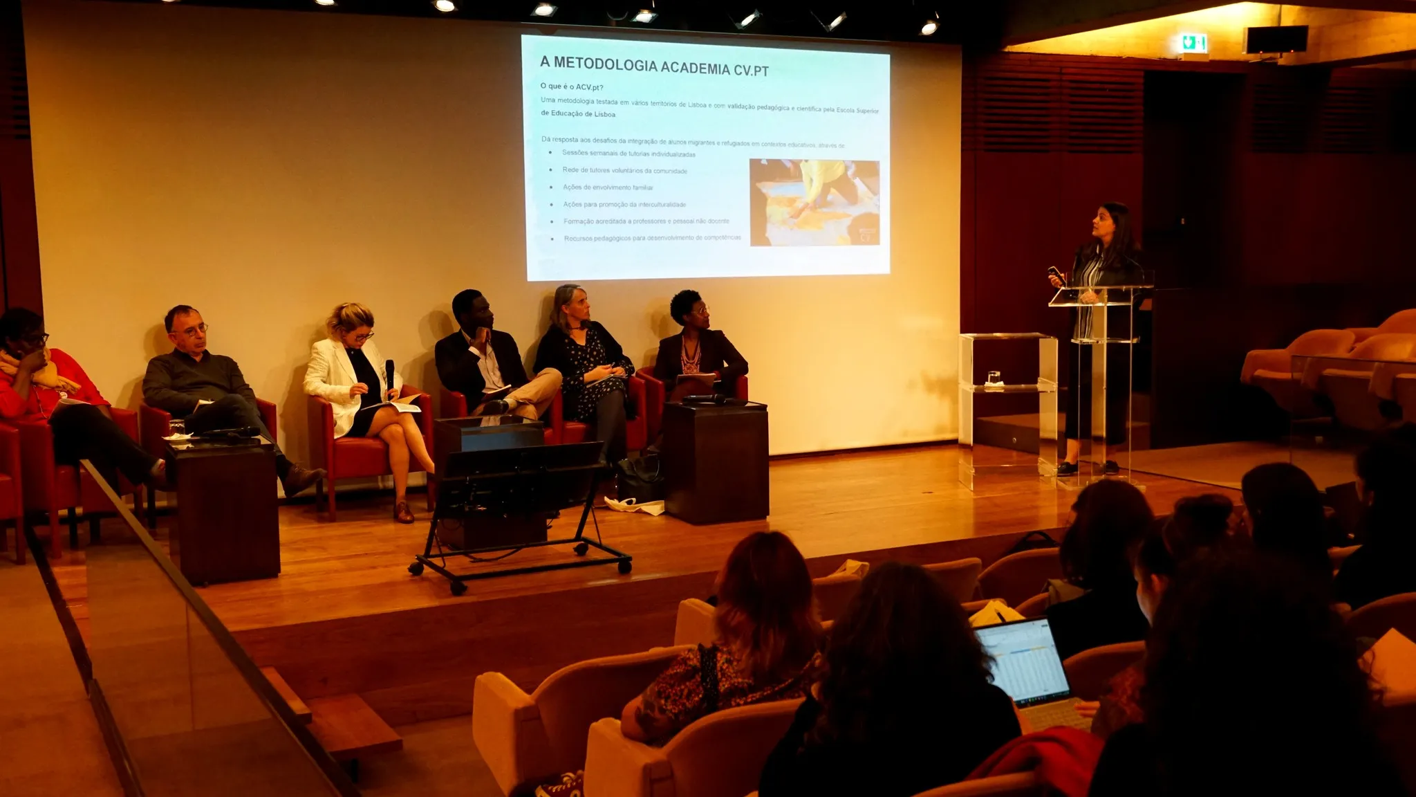 Conferência Educação pela Integração na Fundação Calouste Gulbenkian