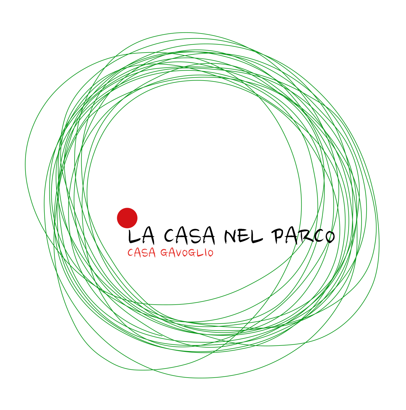 Logo Casa nel Parco – fondo bianco alta risoluzione